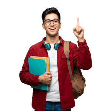 pngtree-student-with-books-and-headphones-pointing-png-image_16327520