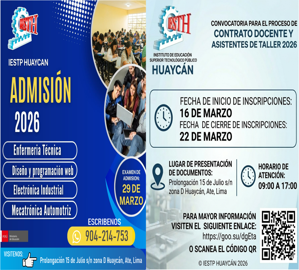 ANUNCIOS IMPORTANTES