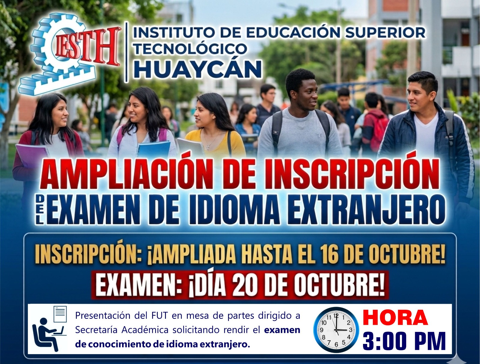 EXAMEN DE IDIOMA EXTRANJERO